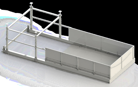 2.0m Cầu tải cẩu loại cố định FMLP2000 Độ rộng 2000mm Giấy chứng nhận tải đầy đủ