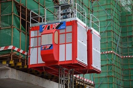 Địa điểm xây dựng SC200/200G Thang máy nâng xây dựng với Inverter tần số