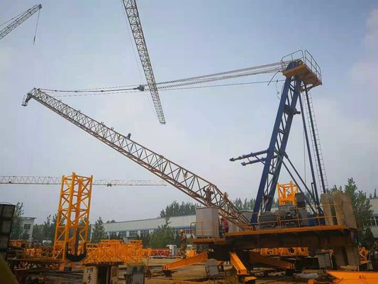 Giá tốt Kiểm soát tần số 30m Jib Derrick Crane, 440V để tháo dỡ Inncer trèo xây dựng Crane trực tuyến