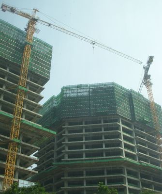 Giá tốt Thiết bị giám sát an toàn 6ton Đàn nâng tháp cố định, 50m Qtz63 Đàn nâng tháp trực tuyến