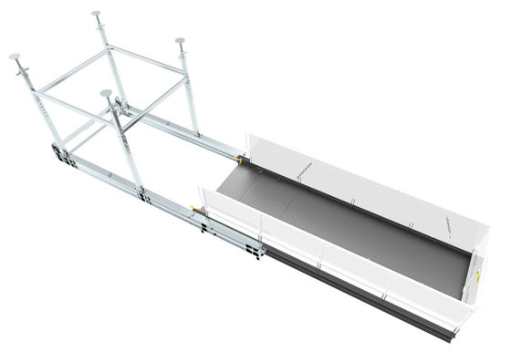 Thang nạp cần sa có thể điều chỉnh, nền nạp cần cẩu 4.2m