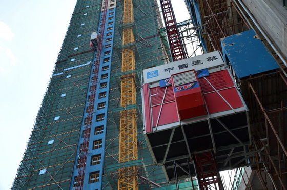 58m/min Tòa nhà Xây dựng Thang máy 500m Xây dựng tạm thời Thang máy