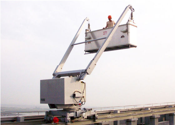 Giá tốt Đơn vị bảo trì tòa nhà cao 180m Bmu với Twin Jib làm sạch và lắp đặt tường rèm trực tuyến
